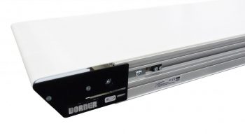 A belted 3200 series conveyor from Dorner featuring the nose bar.