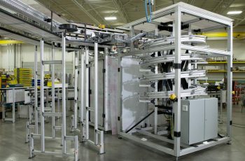 A custom medical device manufacturing conveyor system from Dorner.